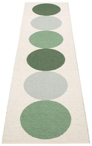Passatoia da interno/esterno verde/color crema 70x280 cm Otto Herb – Pappelina