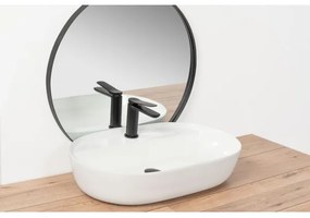REA-U7900 - Lavabo da appoggio AURA 40,5x60,5 cm ceramica/bianco lucido