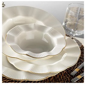 Set di piatti in porcellana da 24 pezzi Kutahya Waves - Kütahya Porselen