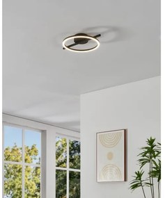 Eglo 901113 - Plafoniera LED dimmerabile AMANDOLO LED/17W/230V nero + +TC