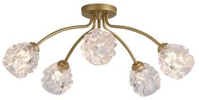 Searchlight 11525-5GO - Plafoniera ASTRAL 5xG9/33W/230V oro