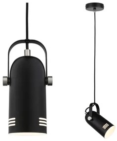 Paulmann 79766 - 1xE27/15W Lampada a sospensione su cavo LAVEA 230V nero