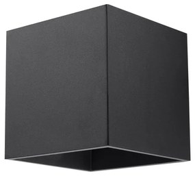 Lampada da parete nera Geo - Sollux