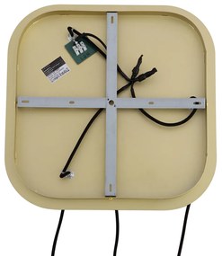 Lampada a sospensione Hotel Chic ottone con vetro ambrato 3 luci - Gus