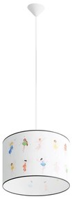 Sollux SL.1417 - Lampadario a sospensione per bambini FAIRY 1xE27/15W/230V diametro 40 cm