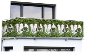 Schermo per balcone in plastica verde 500x85 cm - Maximex