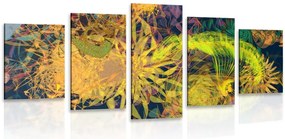 Quadri 5 pezzi – Arte astratta colorata