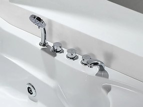 Vasca per balneoterapia 2 posti - 385 L - 181 x 121 x 65 cm - Angolo a sinitra - RAFINA