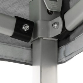 Gazebo richiudibile pieghevole 2 X 2 Bianco ricoperto in PVC impermeabile