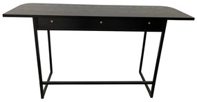 Tavolo consolle nero con effetto frassino 40x140 cm Darlington – Actona