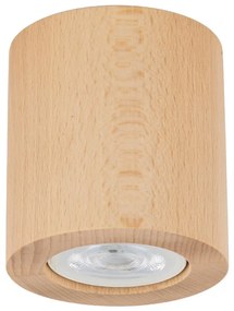 Faretto EVE 1xGU10/10W/230V faggio