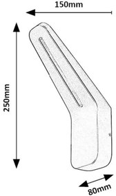Rabalux 77051 - Applique a LED da esterno OGNON LED/8W/230V IP54