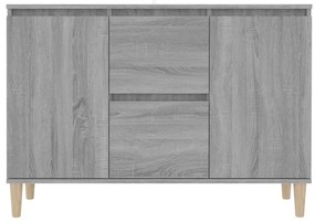 Credenza grigio sonoma 103,5x35x70 cm in legno ingegnerizzato