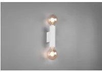 Applique Doppia Emissione 2xE27 Vannes Bianco H18 cm Trio Lighting