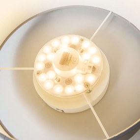 Plafoniera verde 30 cm con LED - Drum LED