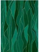 Coordonne Carta da parati Collage - Emerald