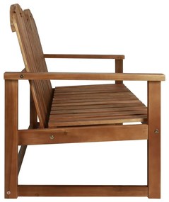 Set da pranzo da giardino 4 pz in legno massello di acacia
