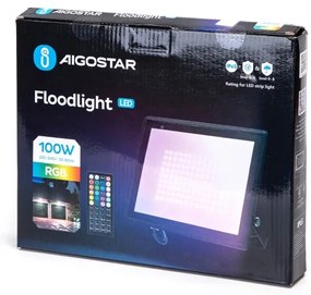 Aigostar - Riflettore LED RGB LED/100W/230V IP65 + TC