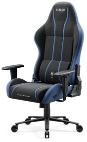 Sedia gaming in tessuto Diablo X-One 2.0, Normal Size, Night Blue