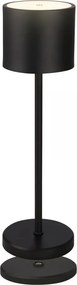 Briloner 7521015 - Lampada da tavolo LED dimmerabile SIGO 2,5W/5V IP44 2600 mAh nera