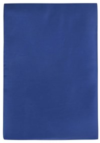 Lenzuolo blu scuro in cotone sateen elasticizzato 140x200 cm - Mijolnir