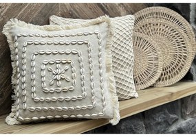 Federa decorativa in cotone 43x43 cm Seashells – Mioli Decor