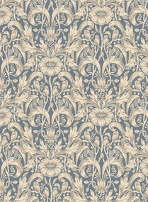 Sandberg Carta da parati Emil - Indigo Blue