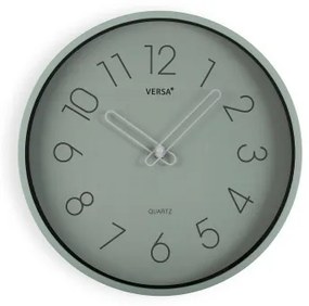Orologio da Parete Versa Verde Plastica Quarzo 4 x 30 x 30 cm