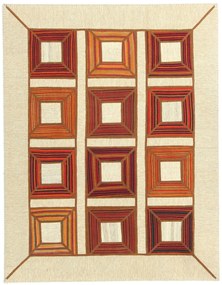 Kilim Tappeto 150 x 190 (Iran) Tessuto A Mano
