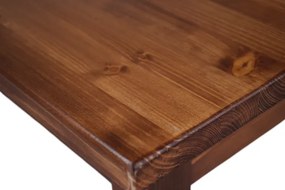 Tavolo 90x90 cm in legno massello abete noce per taverna osteria e ristorante