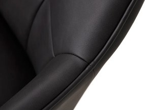 Set di sedie da pranzo grigio scuro in imbottito con braccioli 2 pz Nolan Square – Unique Furniture