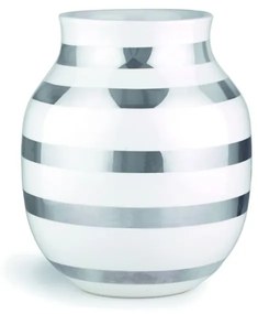 Vaso in ceramica bianco/argento Omaggio - Kähler Design