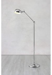 Lampada da terra in argento (altezza 143 cm) Portland - Markslöjd
