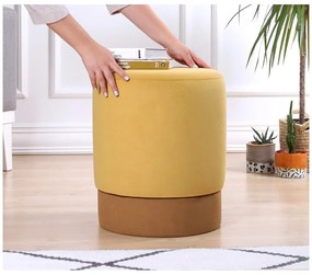 Sgabello giallo Ropp - Artie