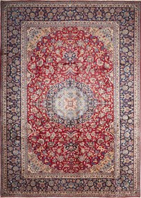 Najafabad Tappeto persiano 420 x 290 Rosso (Iran) Annodato A Mano