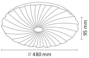 Plafoniera LED dimmerabile FLOWER LED/36W/230V + T