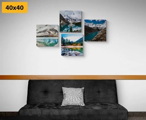 Set di quadri – Paesaggi montani affascinanti