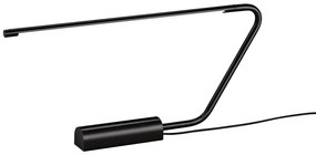 Lampada da tavolo LED nera (altezza totale 33 cm) Olea – Trio Select