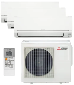 Condizionatore a muro multisplit inverter MITSUBISHI ELECTRIC MXZ-HRK 9 + 17000 BTU classe raffreddamento A++, classe di riscaldamento A+, bianco