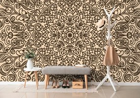Carta da parati autoadesiva – Ornamento con motivo floreale