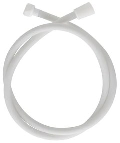 Laccio doccia 150 cm in silicone bianco antitorsione Hidra