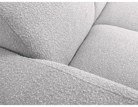 Divano bouclé grigio chiaro 235 cm Molino - Micadoni Home
