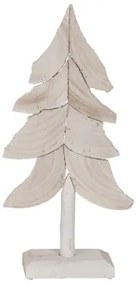 Albero di Natale Bianco Legno di paulownia 29 x 12 x 62 cm
