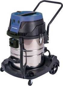 Aspiratore - Liquidi Inox + Presa 2000 W Con 2 Motori Da W1.200 Lt 60 Kg 23 Hyundai 45090