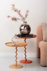 Tavolino rotondo in metallo ø 40 cm Zig Zag – Leitmotiv