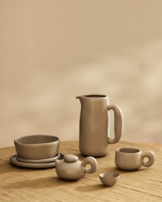 Kave Home - Caraffa Tersilia in ceramica marrone