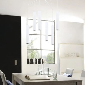 Lampadario Design Tubix bianco 6x GU10 NOVECENTO