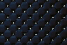 Carta da parati – Eleganza della pelle blu reale