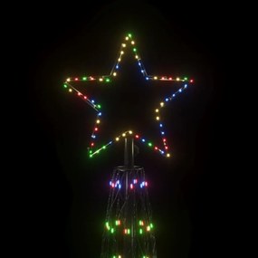 Albero di Natale a Cono Colorato 3000 LED 230x800 cm