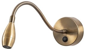 Lampada da parete dorata Reading – Opviq lights